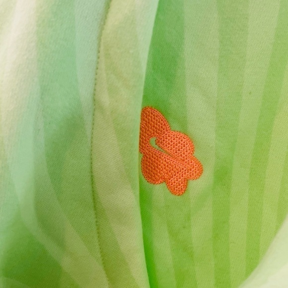 NIKE Mind Over Matter Show Yourself Love Cropped Neon Green Hoodie Size L NEW - Picture 7 of 9